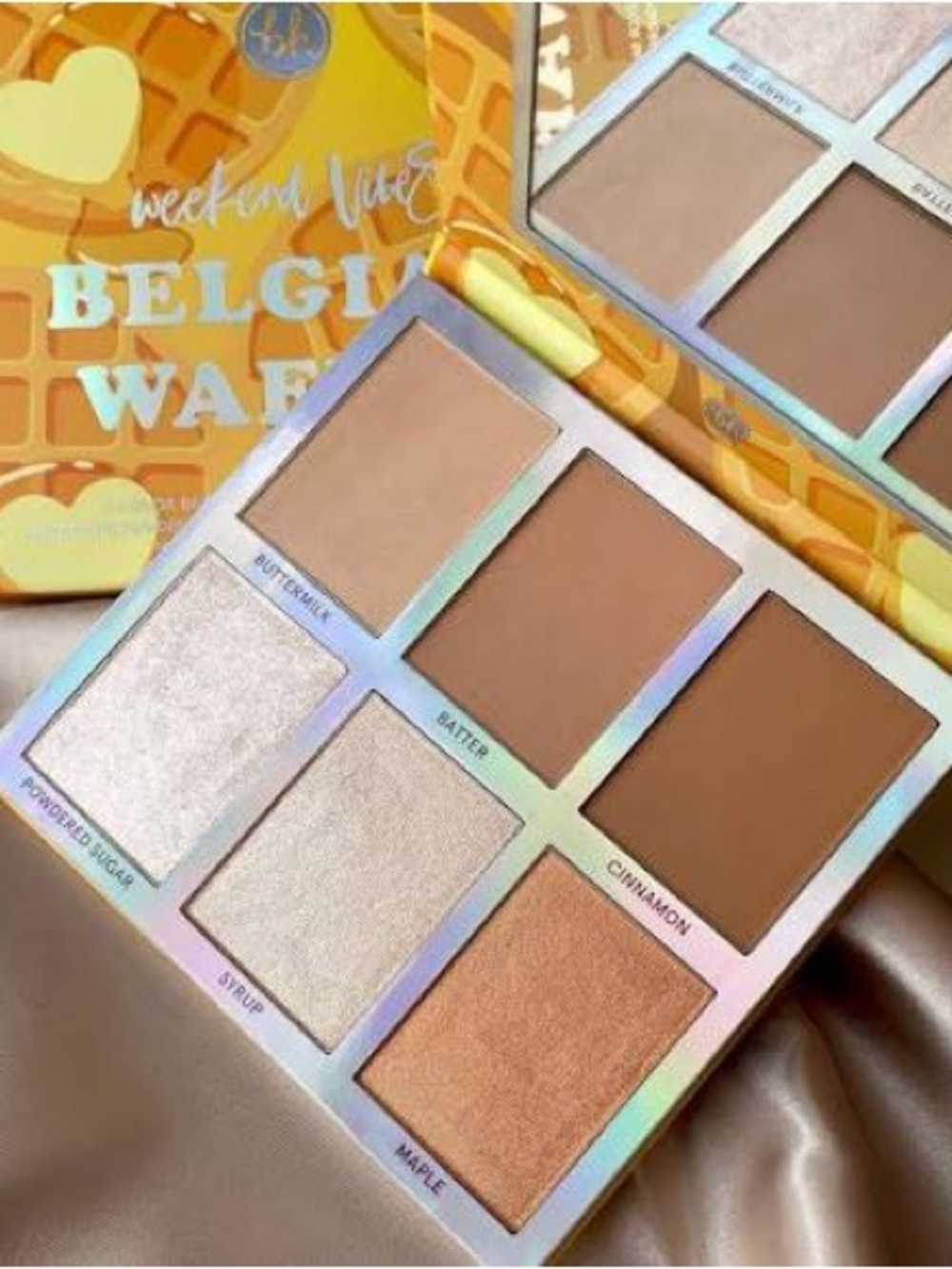 BH Cosmetics Belgian Waffle Bronzer Highlighter Palette NEW Unopened